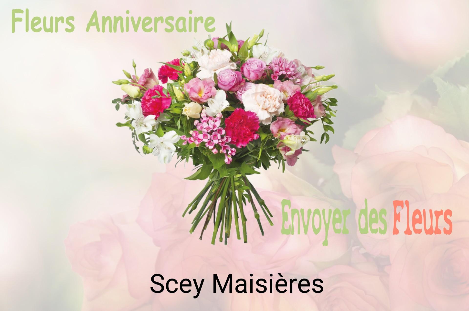 Bouquet de fleurs d’anniversaire livré à Scey-Maisières