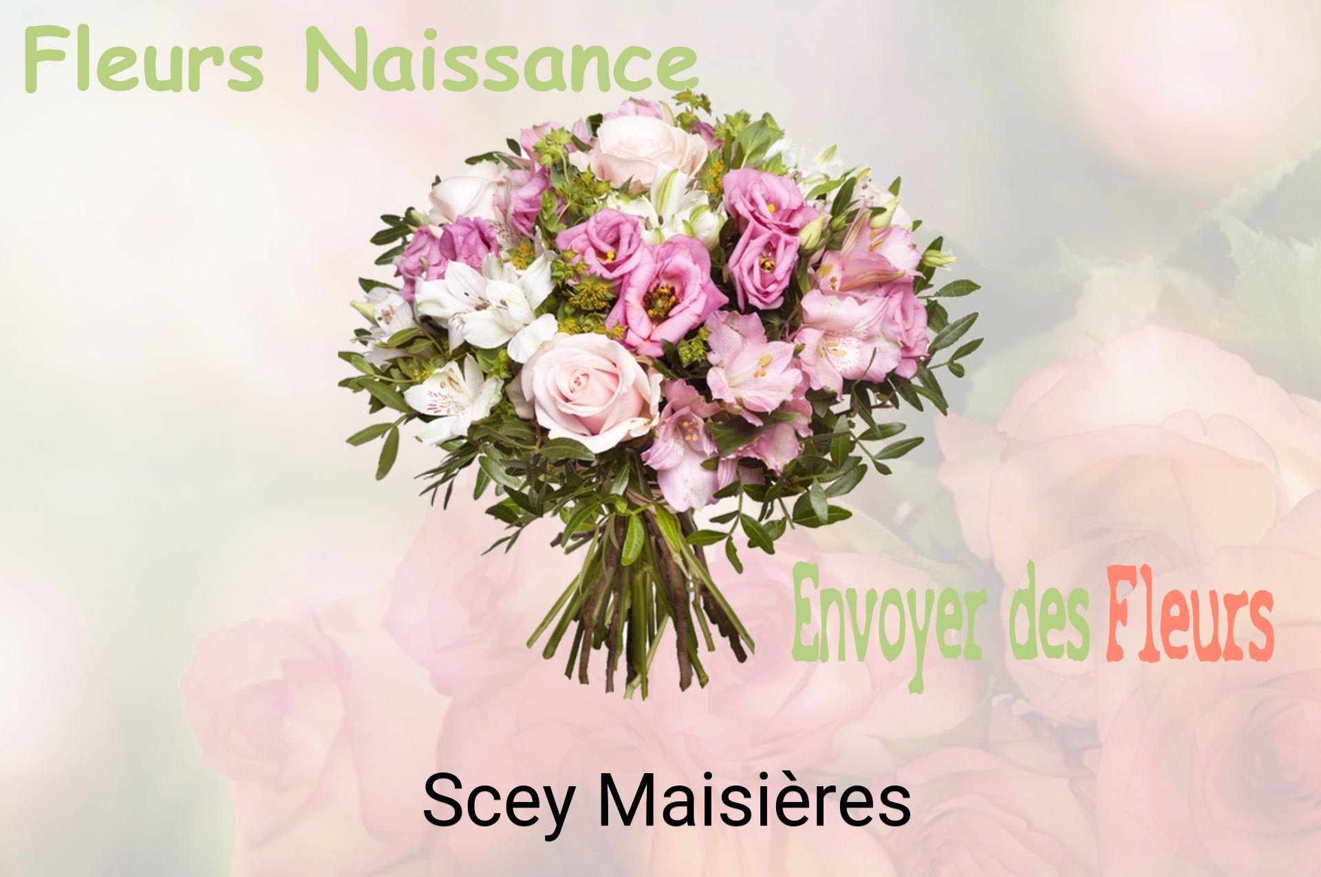 Bouquet de fleurs de naissance livré à Scey-Maisières